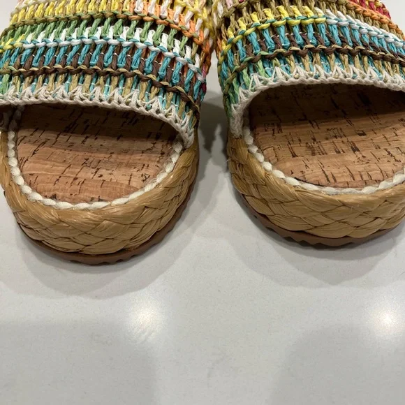 NWOT Circus by Sam Edelman Multicolor Wallis Slide Sandals - Picture 5 of 6